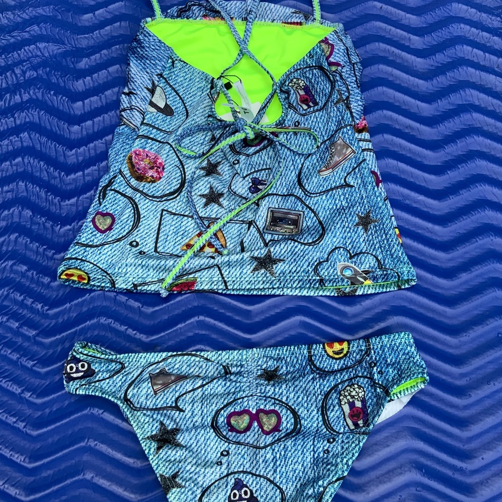 New With Tags Terez Girls lTankini Swimsuit - Picture 5 of 15